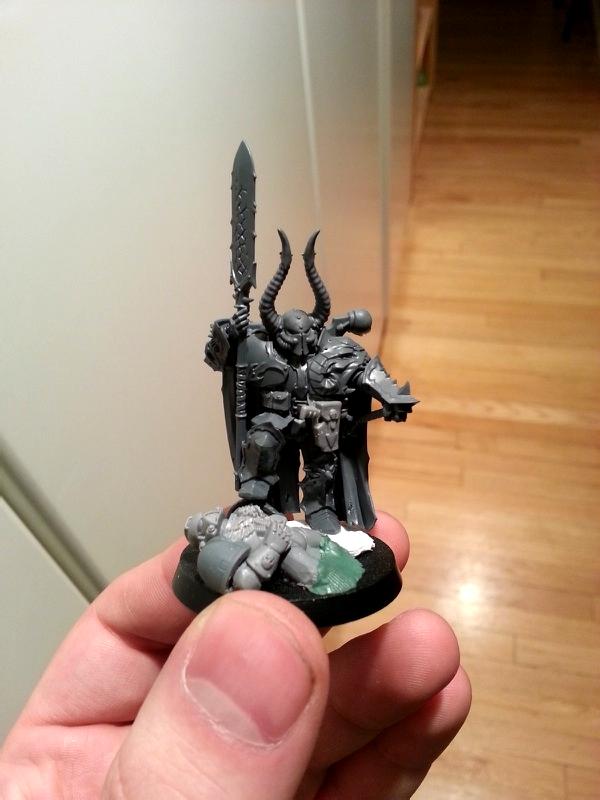 New Fantasy Chaos Lord Converted To 40k - Forum - DakkaDakka